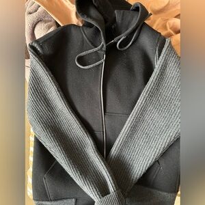 Theory men’s hooded jacket, fabric, size M